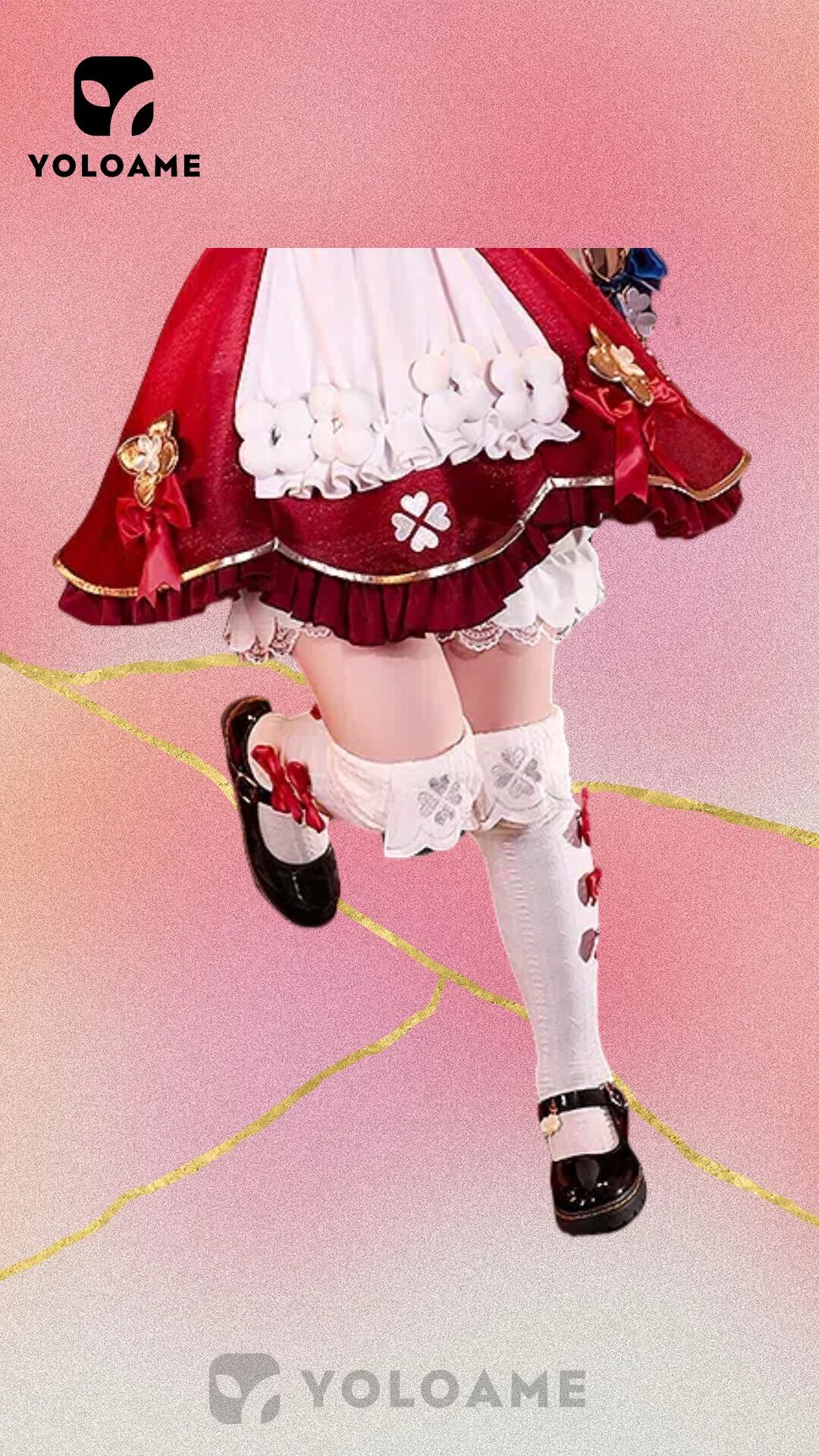 三分妄想 原神 クレー コスプレ 衣装 星燭に揺れる爛花 魔女 | YOLOAME