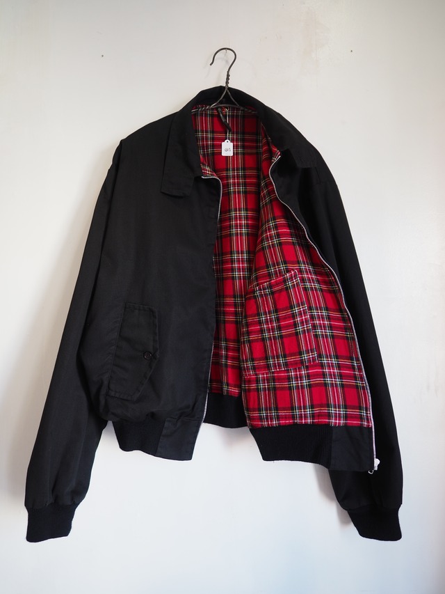 Made in England Harrington Jacket with Tartan Lining