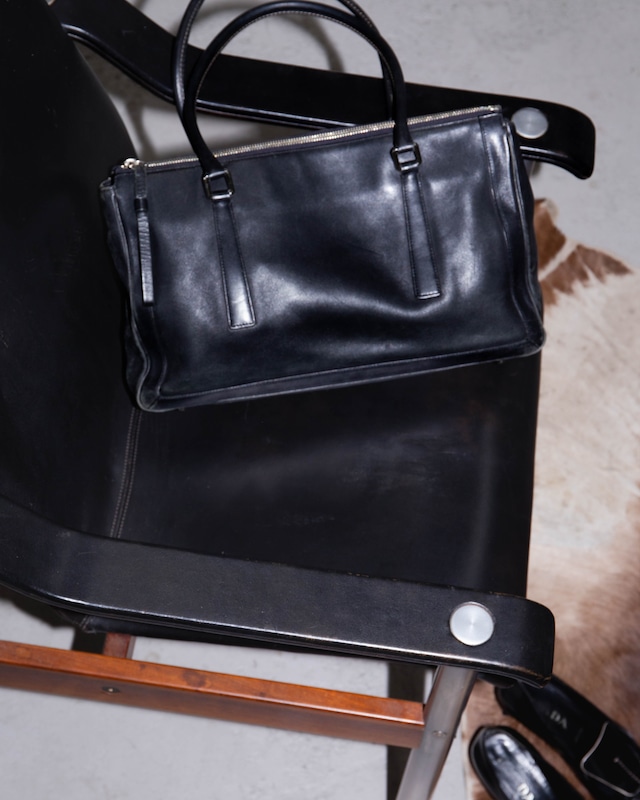 COACH - Bonnie Cashin Legacy Zip Satchel / leather shoulder bag