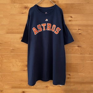 【NIKE】MLB メジャーリーグ アストロズ Tシャツ XL ビッグサイズ Houston Astros アーチロゴ us古着 アメリカ古着