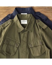 ミリタリーシャツジャケット　S0376