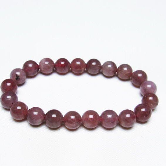 ローズクォーツ ブレスレット 9mm 一点物 メール便可 [M便 1/10] 111-36828