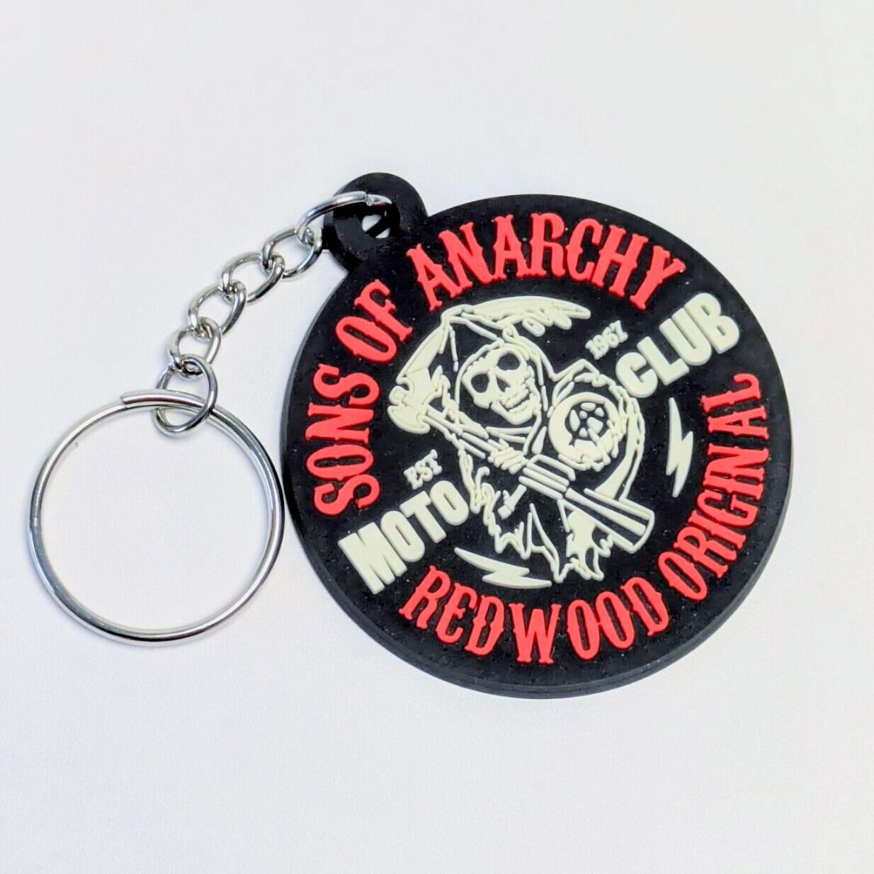 ♧ 送料無料！ ★ラバーキーホルダー★ 【 Sons of Anarchy ( サンズオブアナーキー ) 】 〚アメリカン雑貨 アメトイ〛