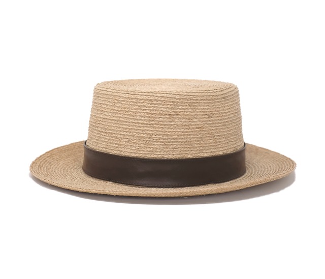 BOATER HAT <DK Brown>