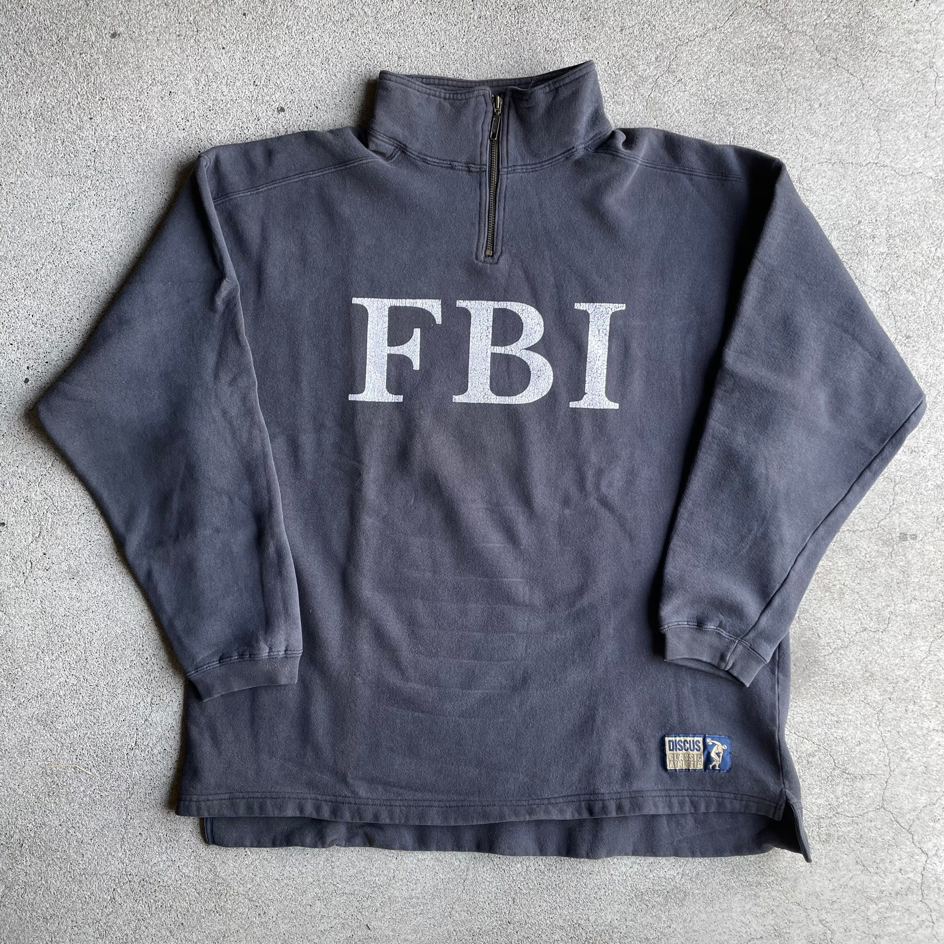 "90's discus half zip sweat"