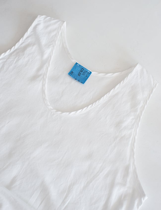 aulico : TANK TOP LONG (Narrow Fit) / WHITE | aulico