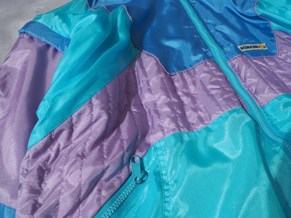 1980-90s ellesse transformation pale tone color blouson (made in Italy)