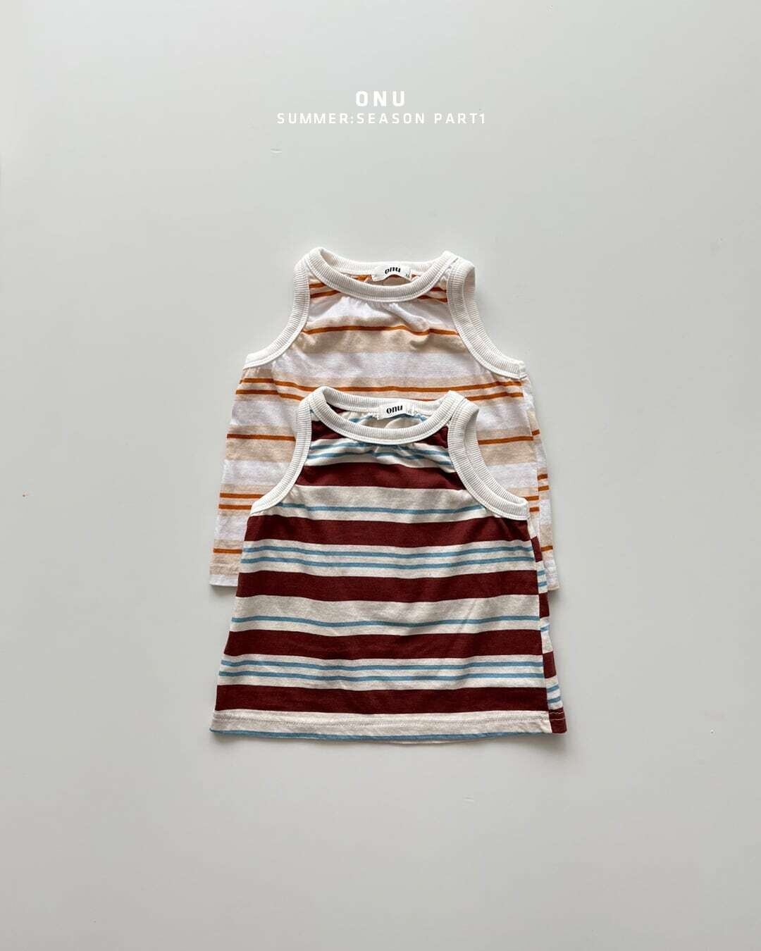 【予約】onu Striped sleeveless
