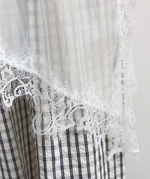 2605142 レースヘムレイヤードカットソー white