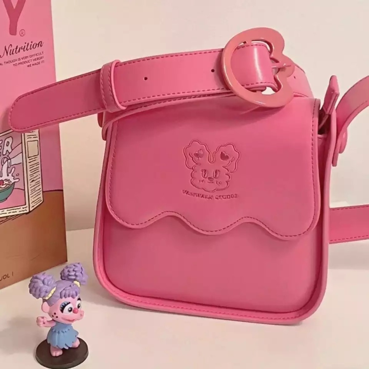 お取り寄せ商品】ショルダーバッグ 鞄 ピンク ゆめかわいい 原宿 