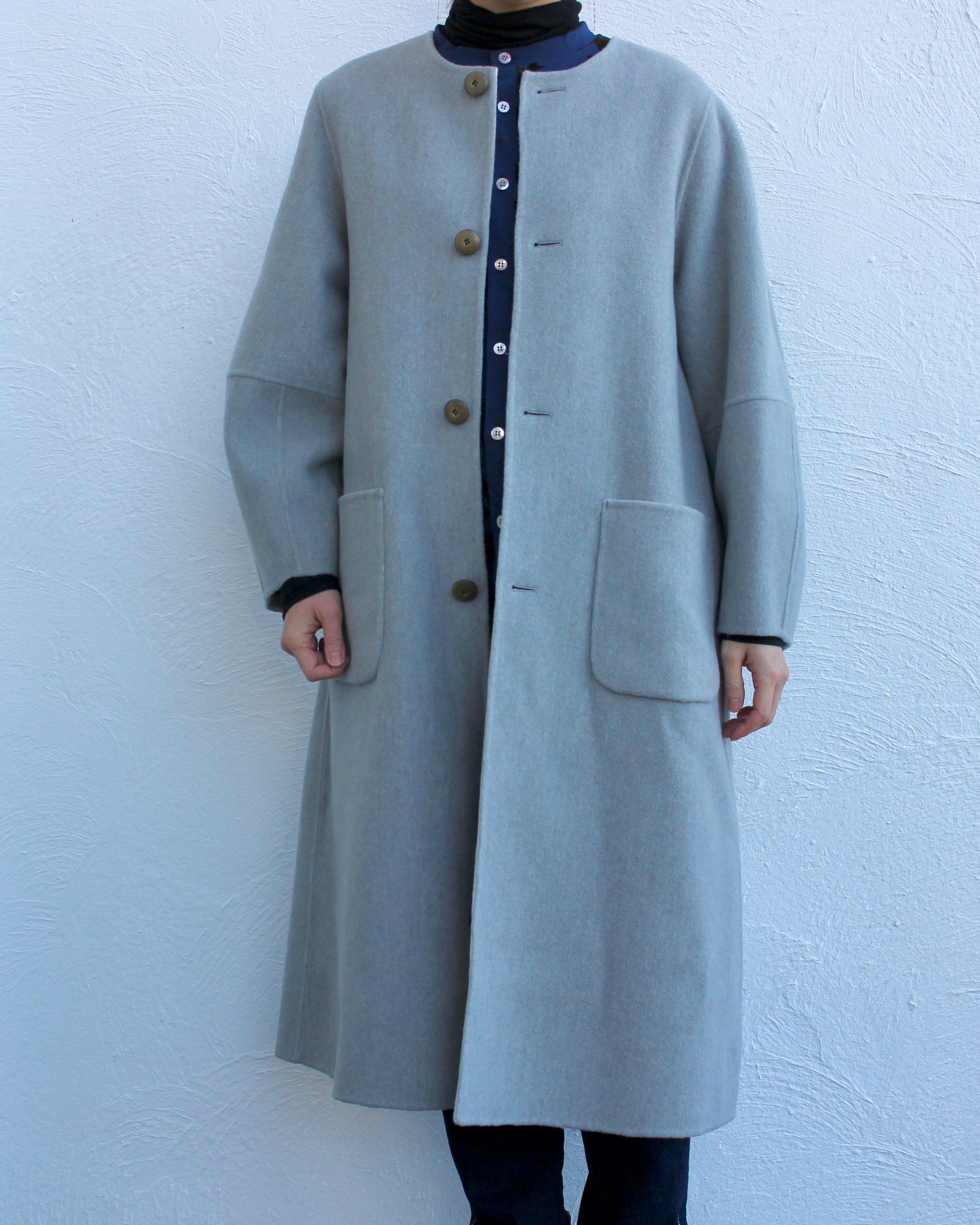 KEIHayamaPLUS/reversible long coat