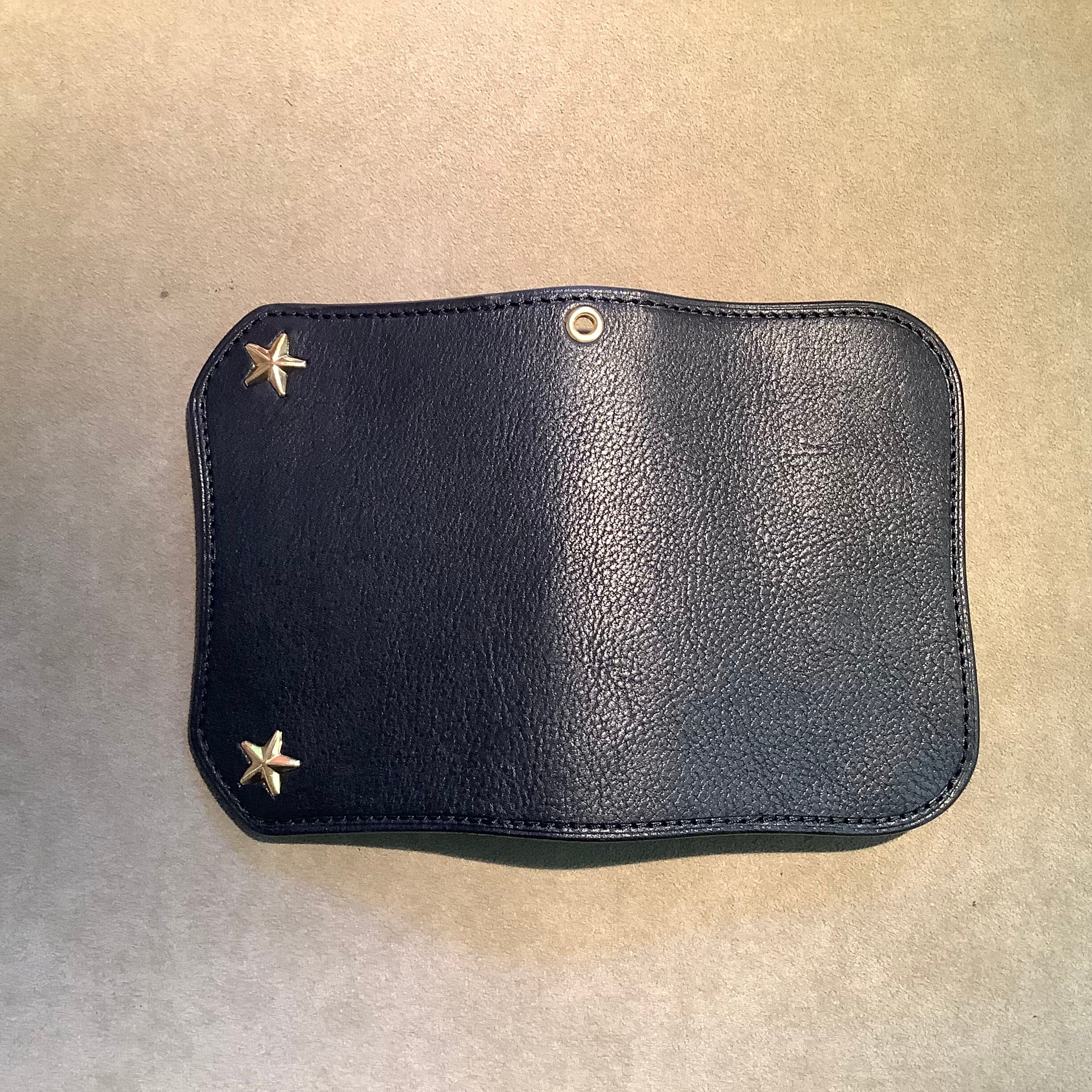 Groover Leather グルーバーレザー short trackerwallet star ブラス