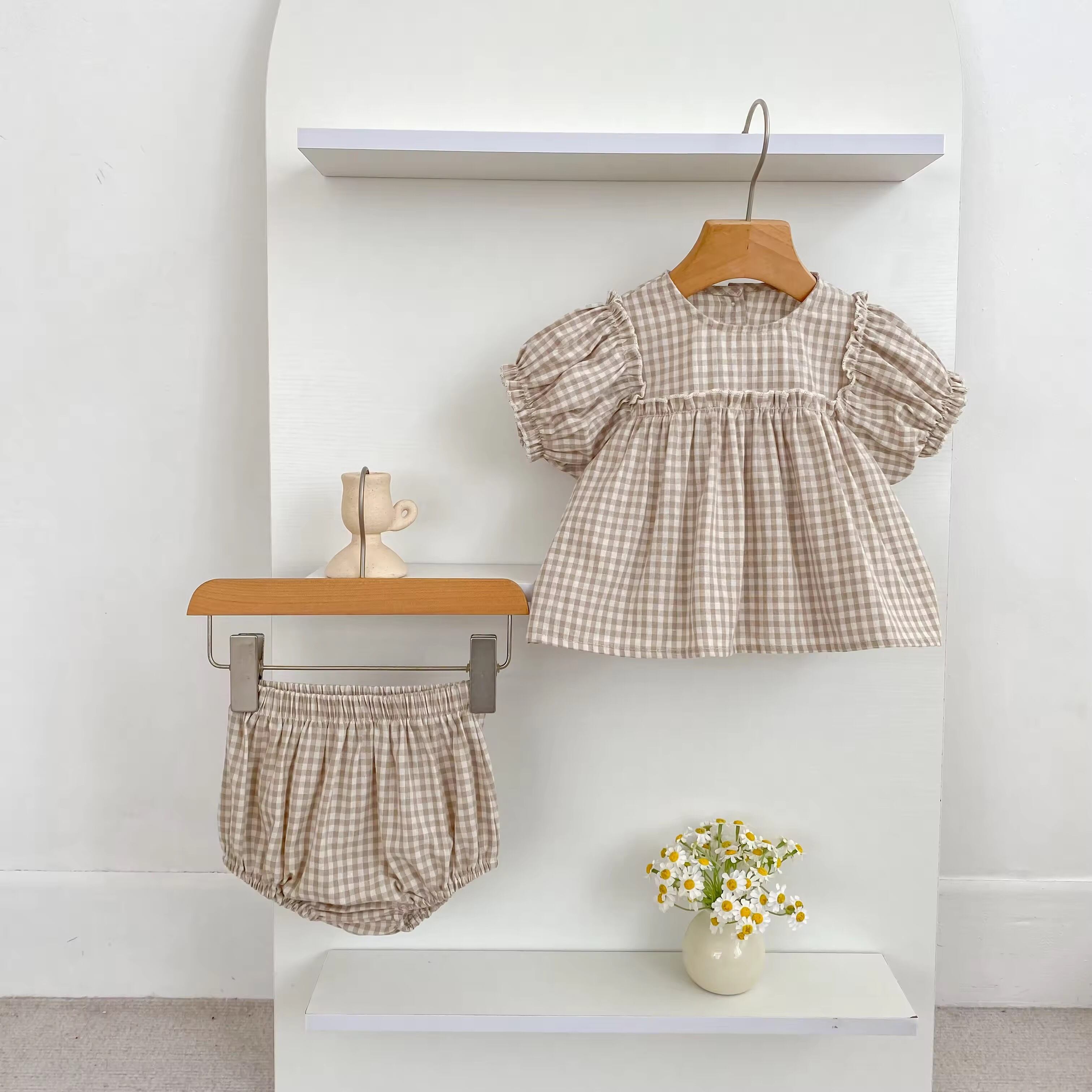 パフスリーブブルマセットアップ