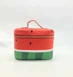 バニティポーチ　すいか　ポーチ｜とりさん工房ーかわいいハンドメイドポーチ