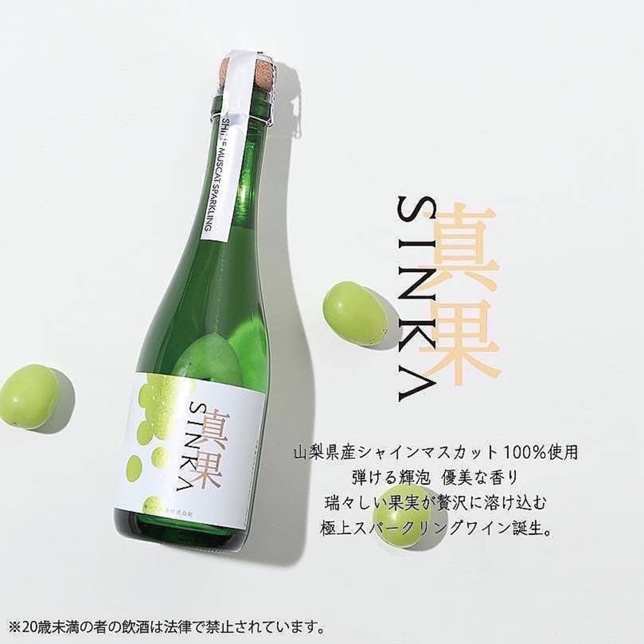 ※期間限定予約販売 プレミアムセット【 山梨県産 朝採りシャインマスカット＋SINKA 】
