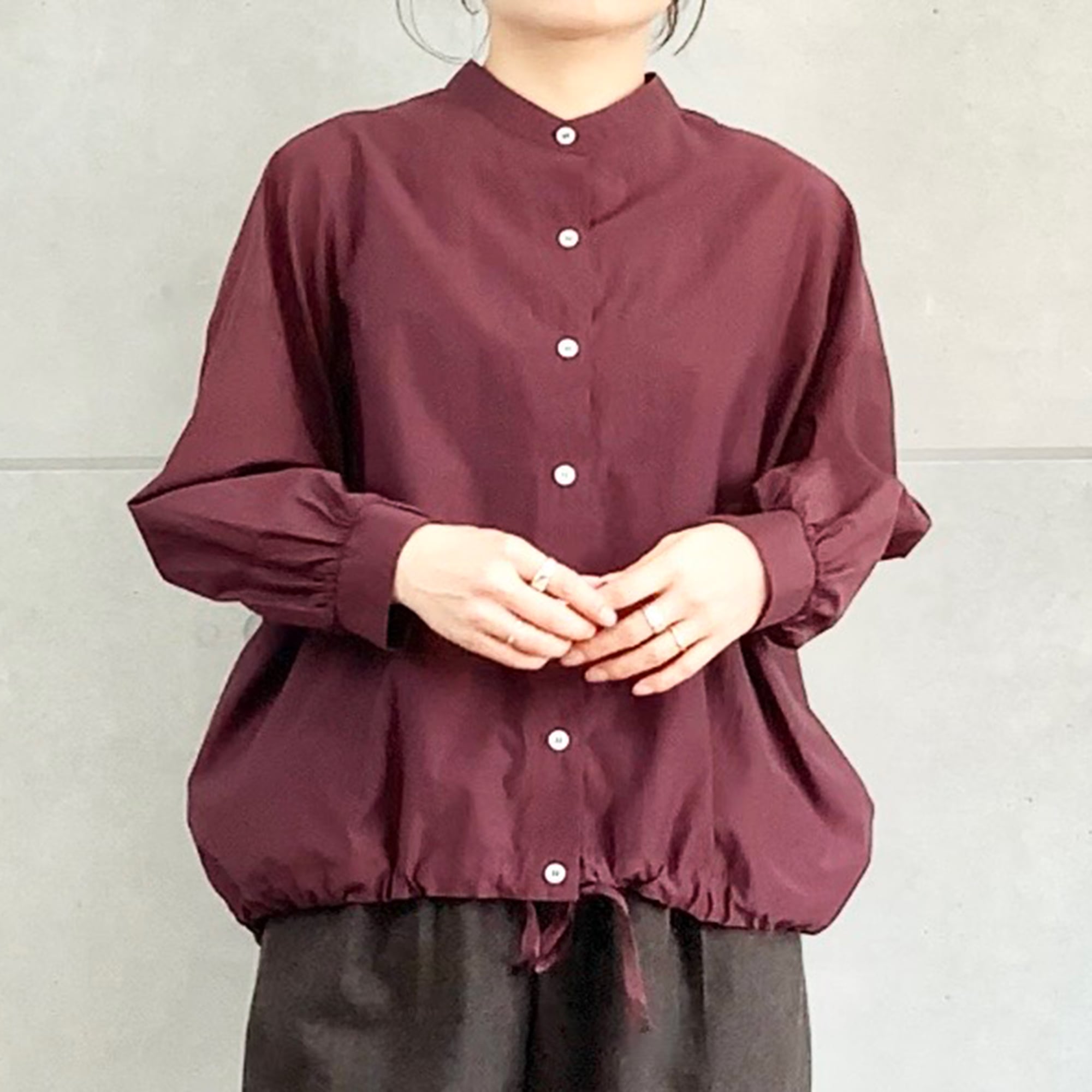 【予約商品】シアー 裾バルーンカーディガン