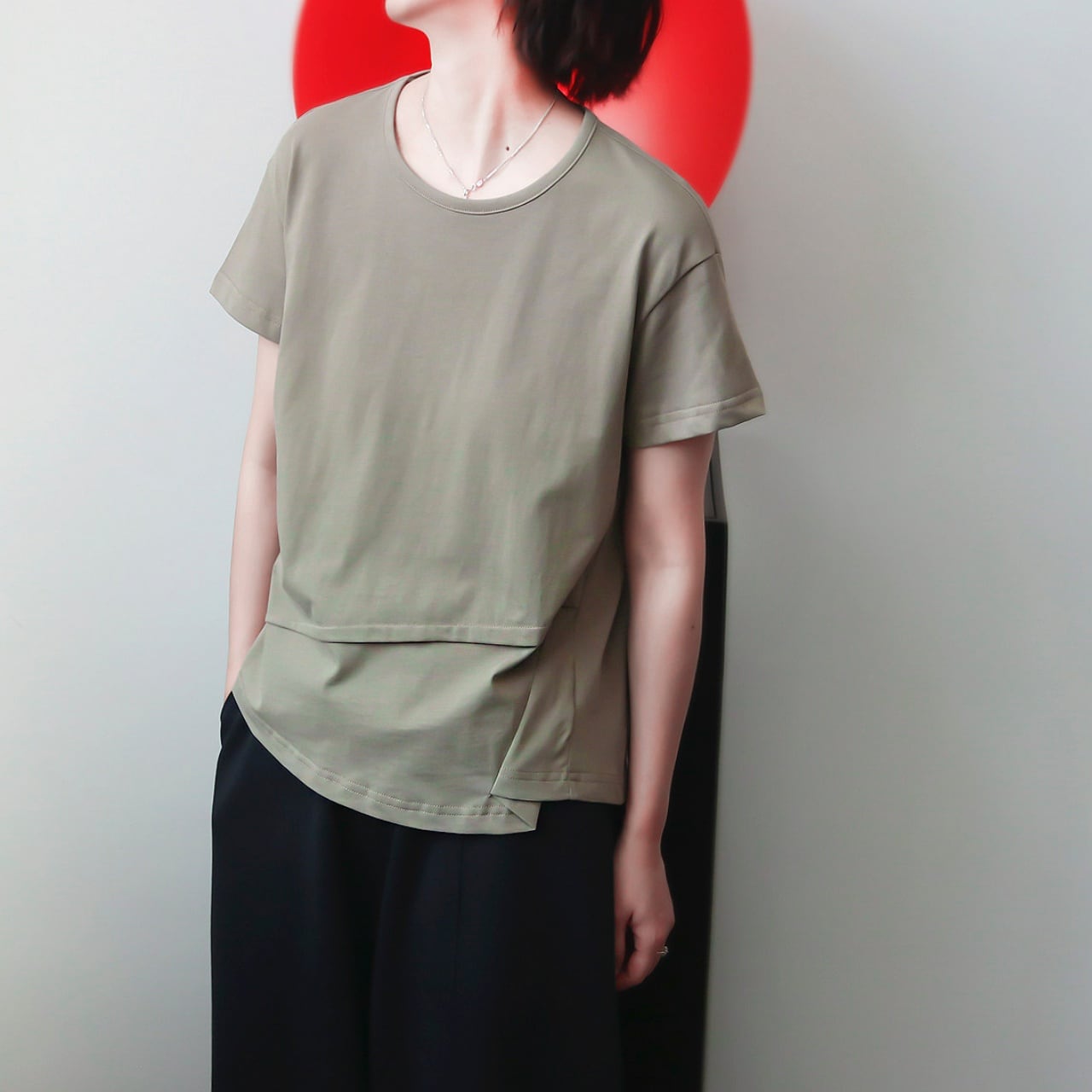 イレヘムスラッシュラインTシャツ A02197