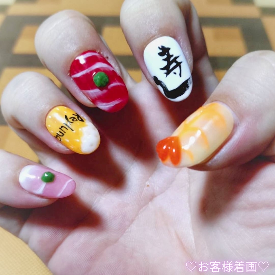 ネイルチップ♡ベージュ 量産型 地雷 韓国 ワンホン イニシャル