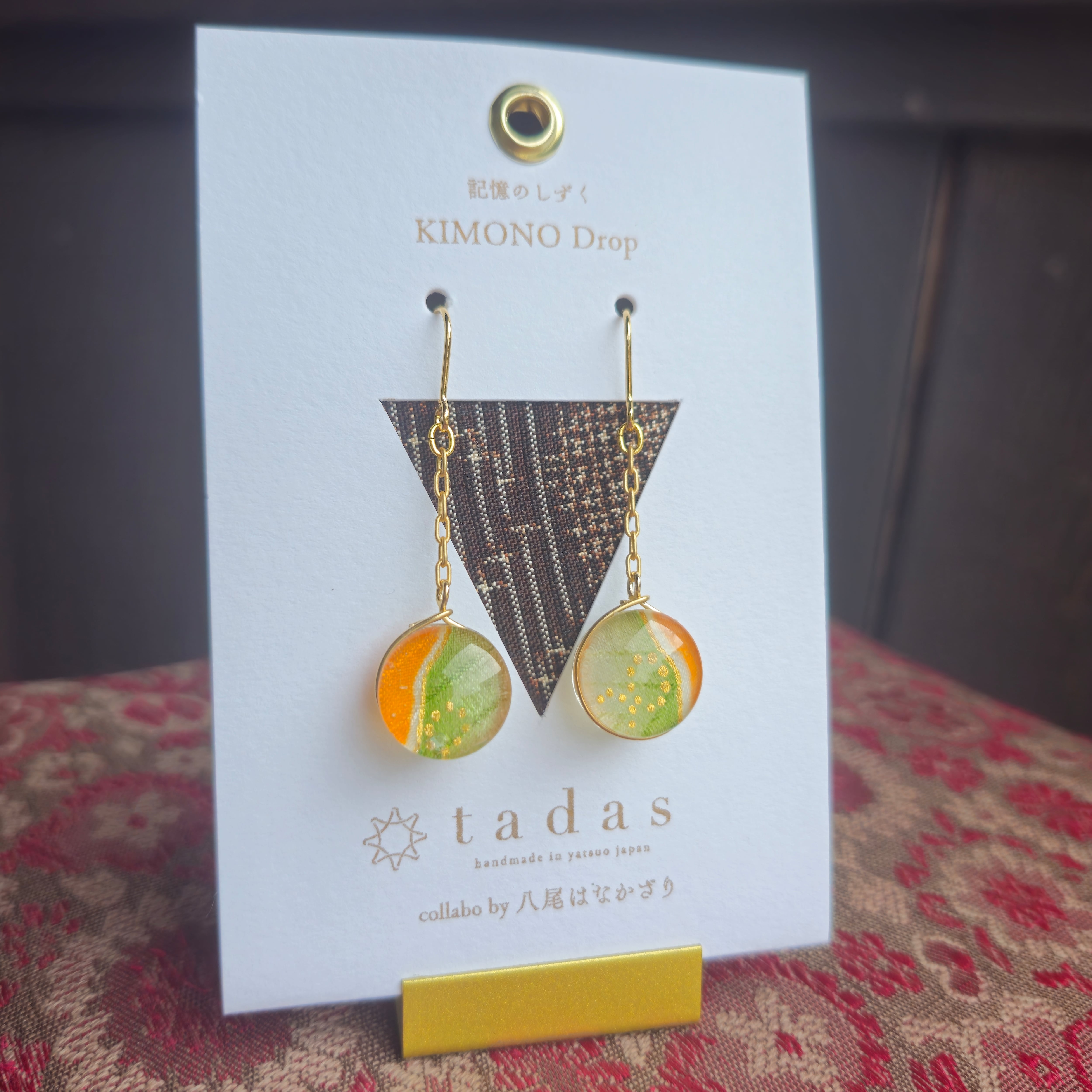 記憶のしずく‗KIMONO DROP ピアス \2025年新作/