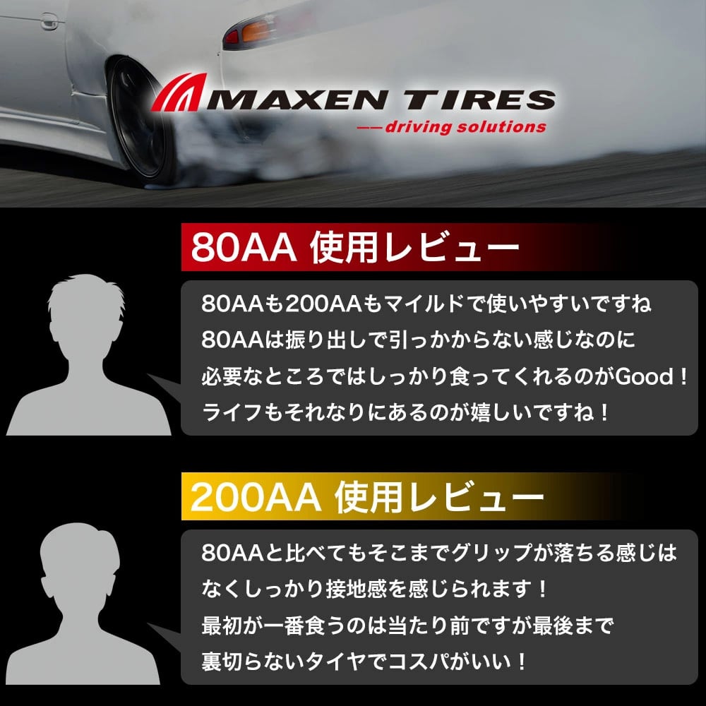 265/35R18 200AA-XTR ドリフト専用 MAXEN マクセン TURBO XTR 18インチ