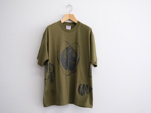 JUN KANEKO”S/S TEE ARMY GREEN”