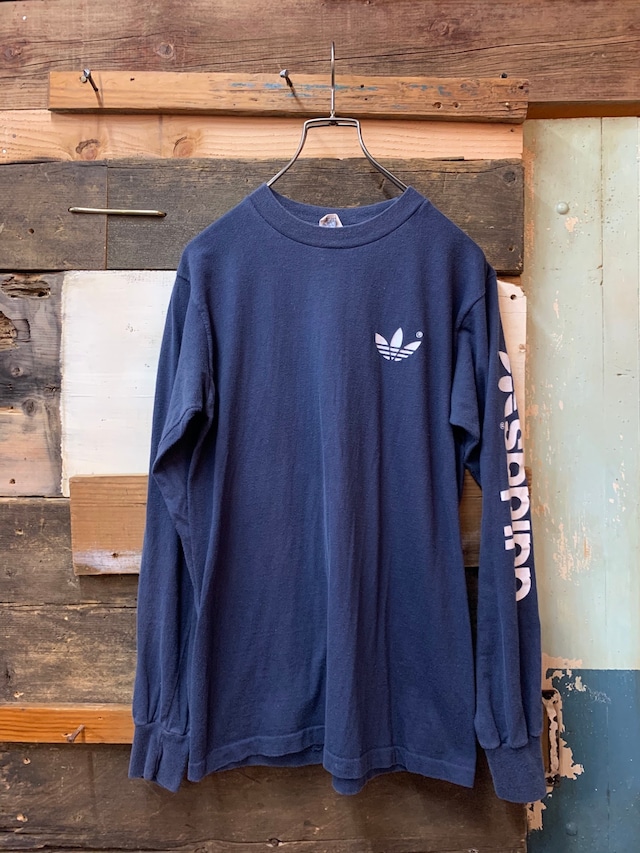 80's adidas long sleeve tee