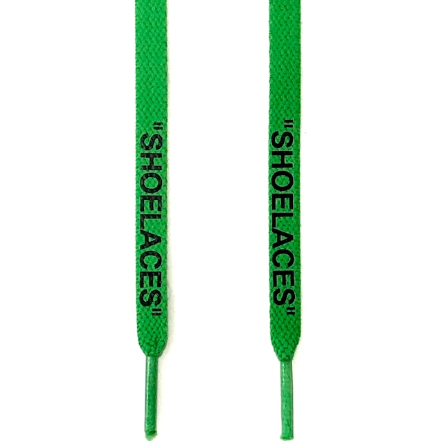 FLAT "SHOELACES"  PINE GREEN