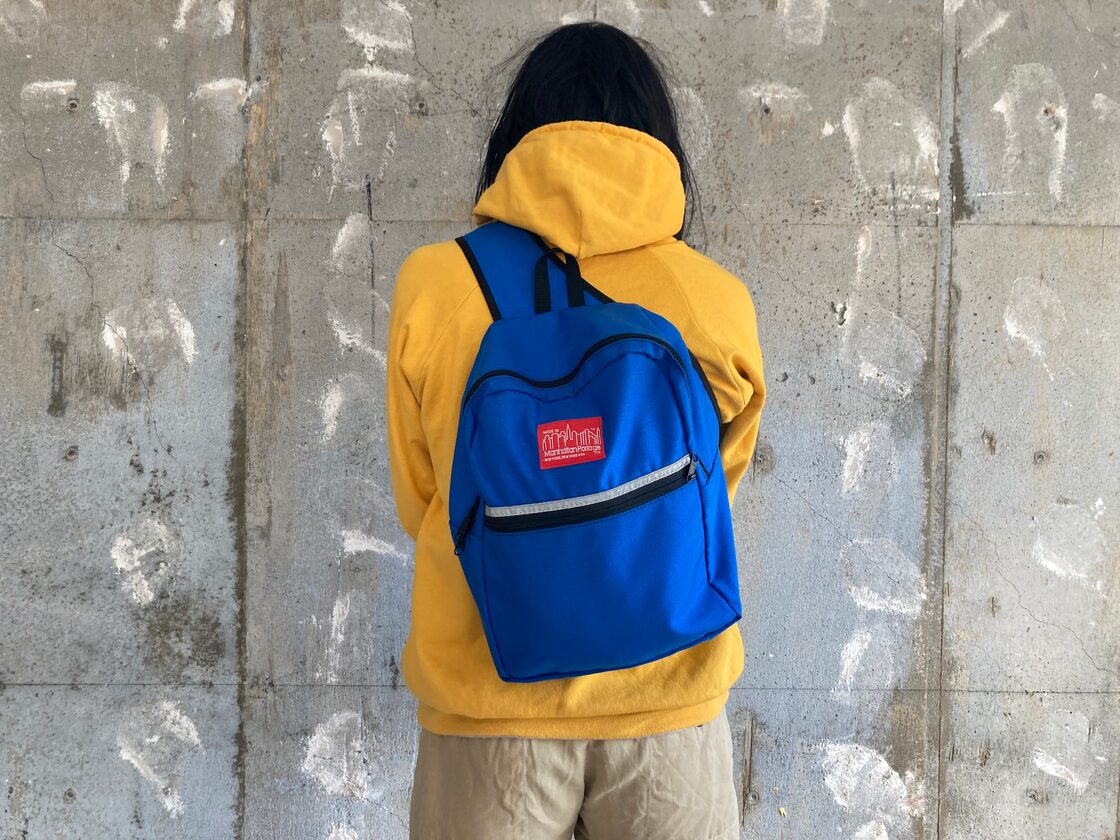 90s Manhattan Portage sling bag made in USA 1990年代 ブルー 