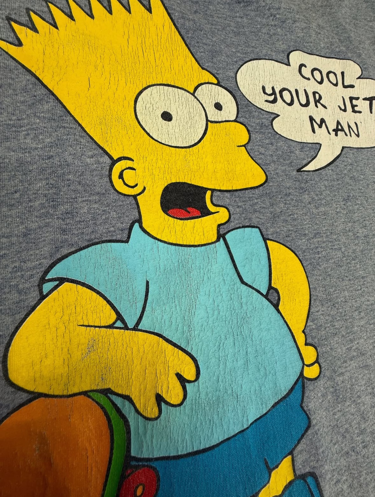90s  The Simpsons  Bart Simpson 【SIGNAL SPORTS】made in usa・画像2