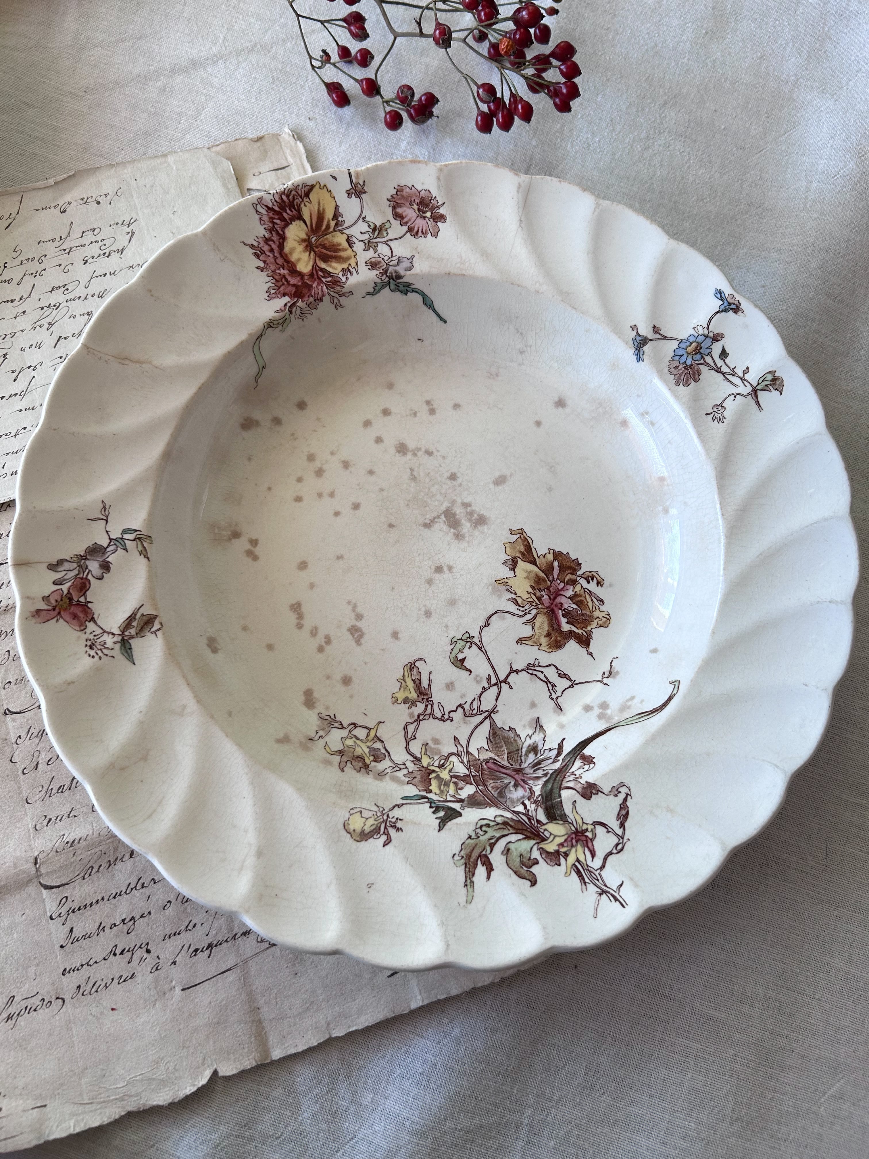 スーププレート | ｱﾝﾃｨｰｸ ﾎﾞﾝﾇ ｼｬﾝｽ