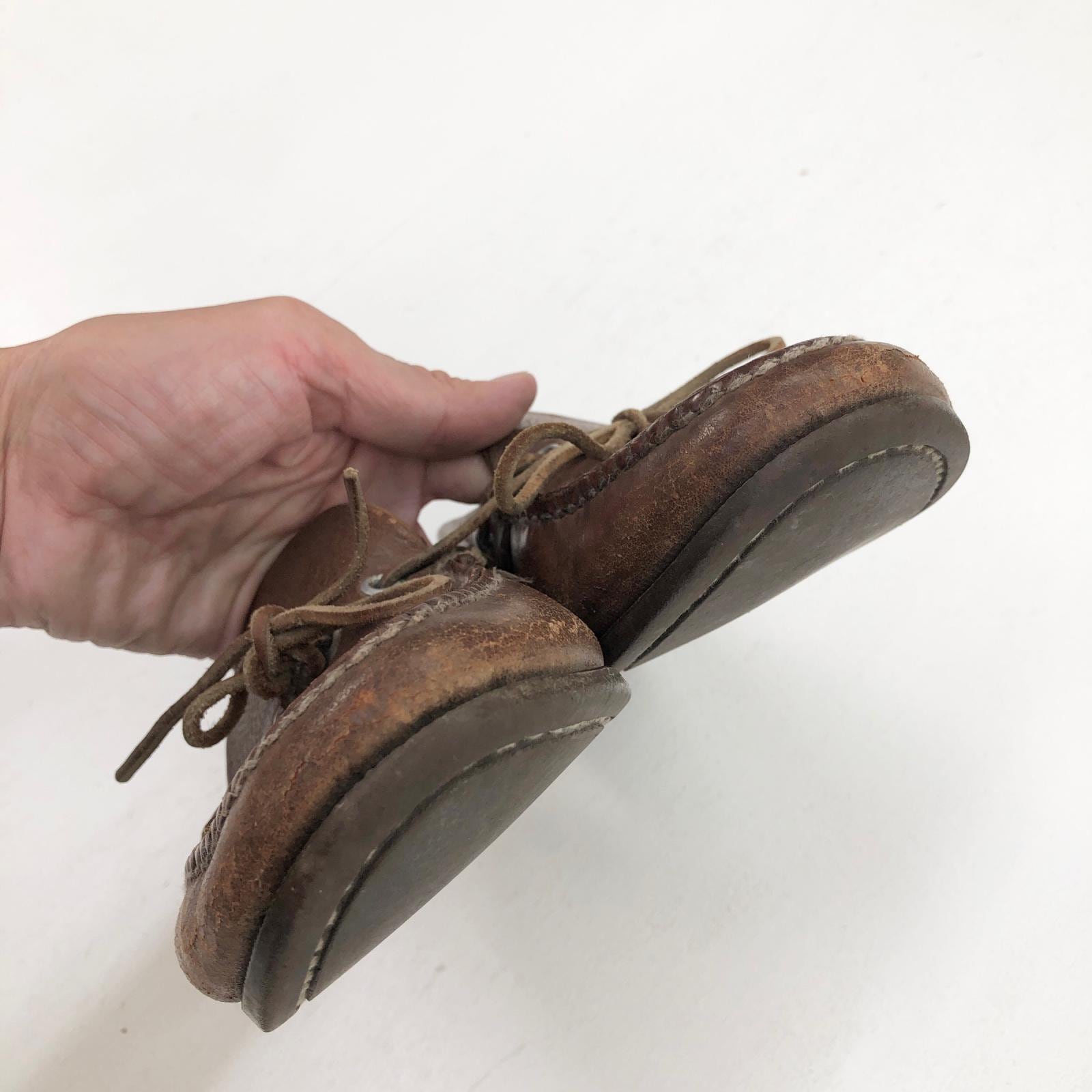 L.L.BEAN エルエルビーン 80- 90年代 あたり レザー モカシン デッキ