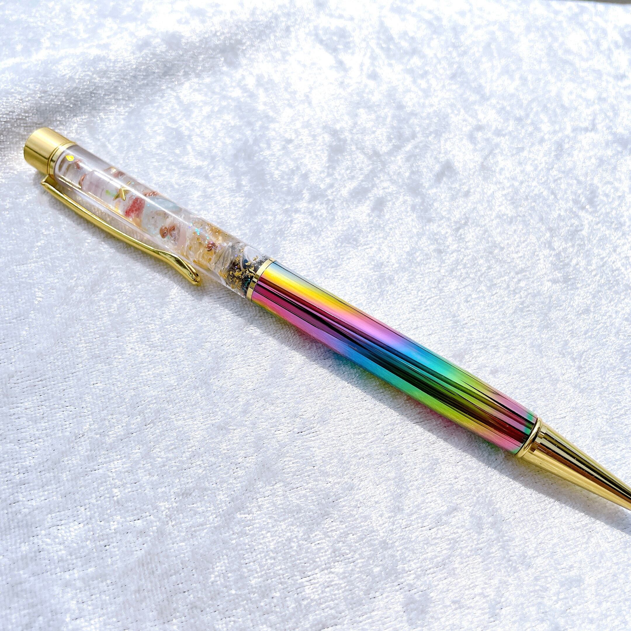 ガーネット 強波動 オルゴナイト ボールペン ガーネット 強波動