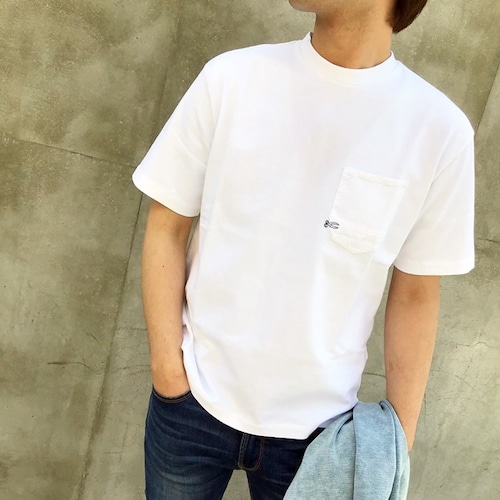 【DENHAM/デンハム】別注ポケットTシャツ  / ホワイト