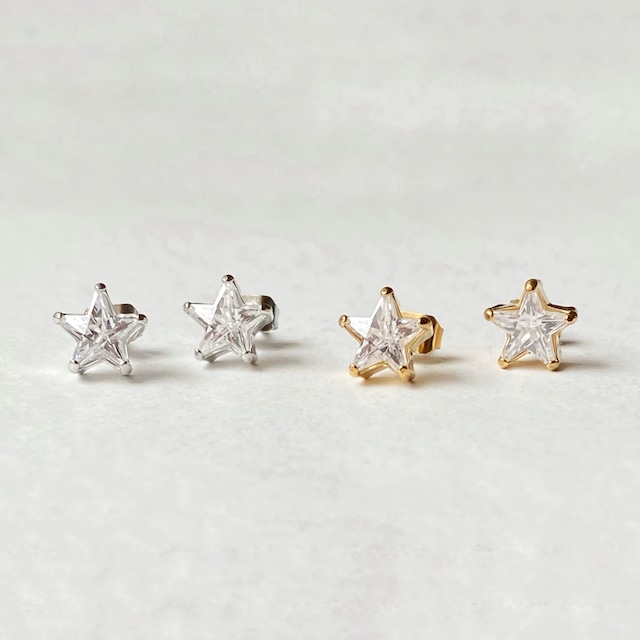 7/17(金)21時発売＊スター ジルコニア ピアス MP2881