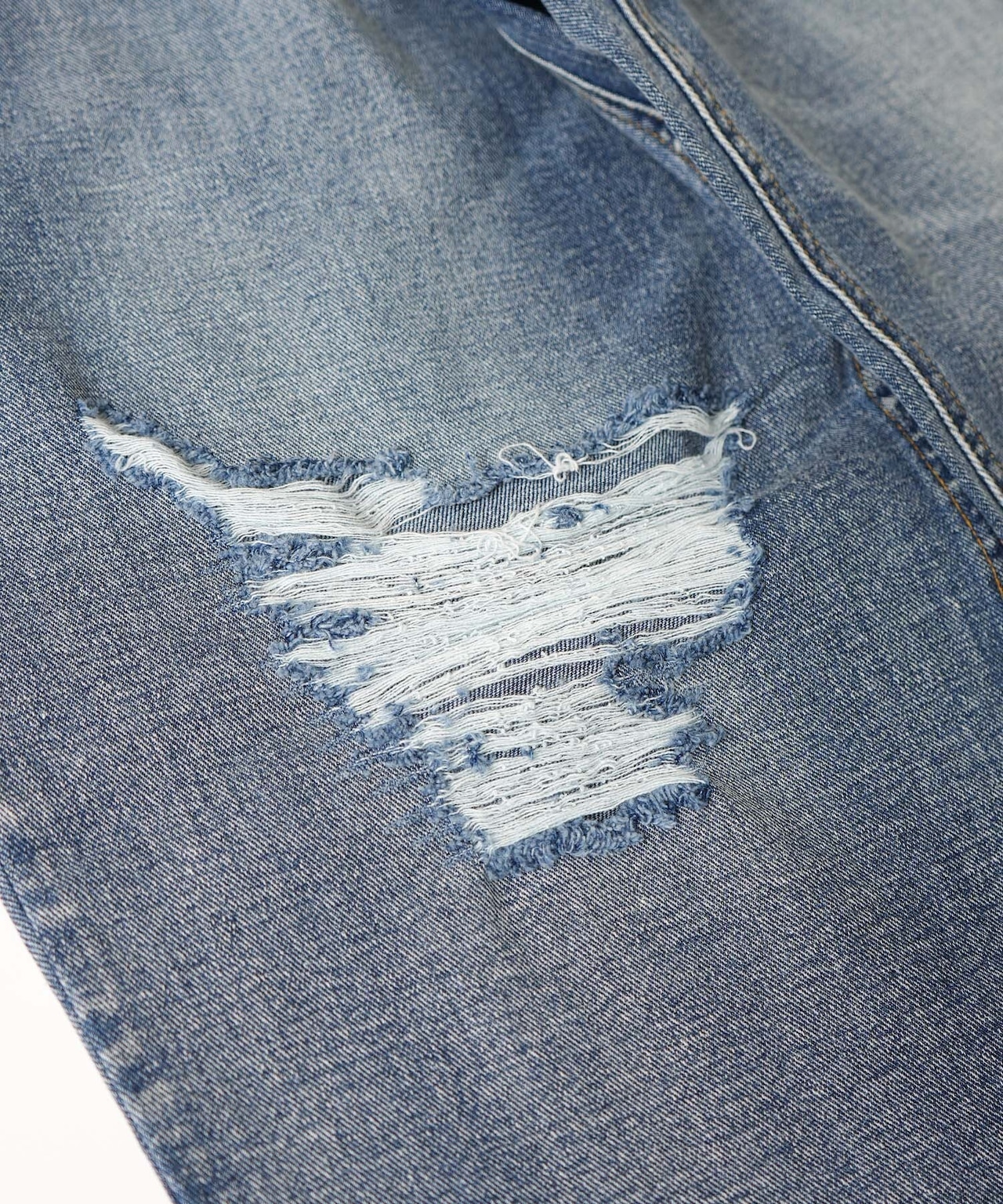 【#Re:room】VINTAGE CRASH WIDE DENIM［REP205］