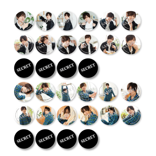 小松昌平の盤・番・絆! 第27回、第28回 缶バッジ ※ランダム販売