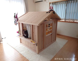 木製キッズハウス【組立て式】※受注製作