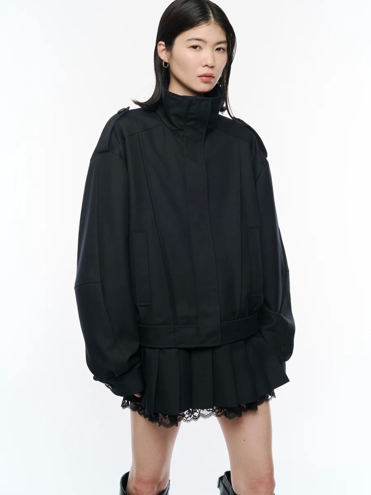【26AW | WOMEN】POOLDE プールデ / ブルゾン / Kilt-Hem Zip Blouson  PLD-26AW-BL01 - 14