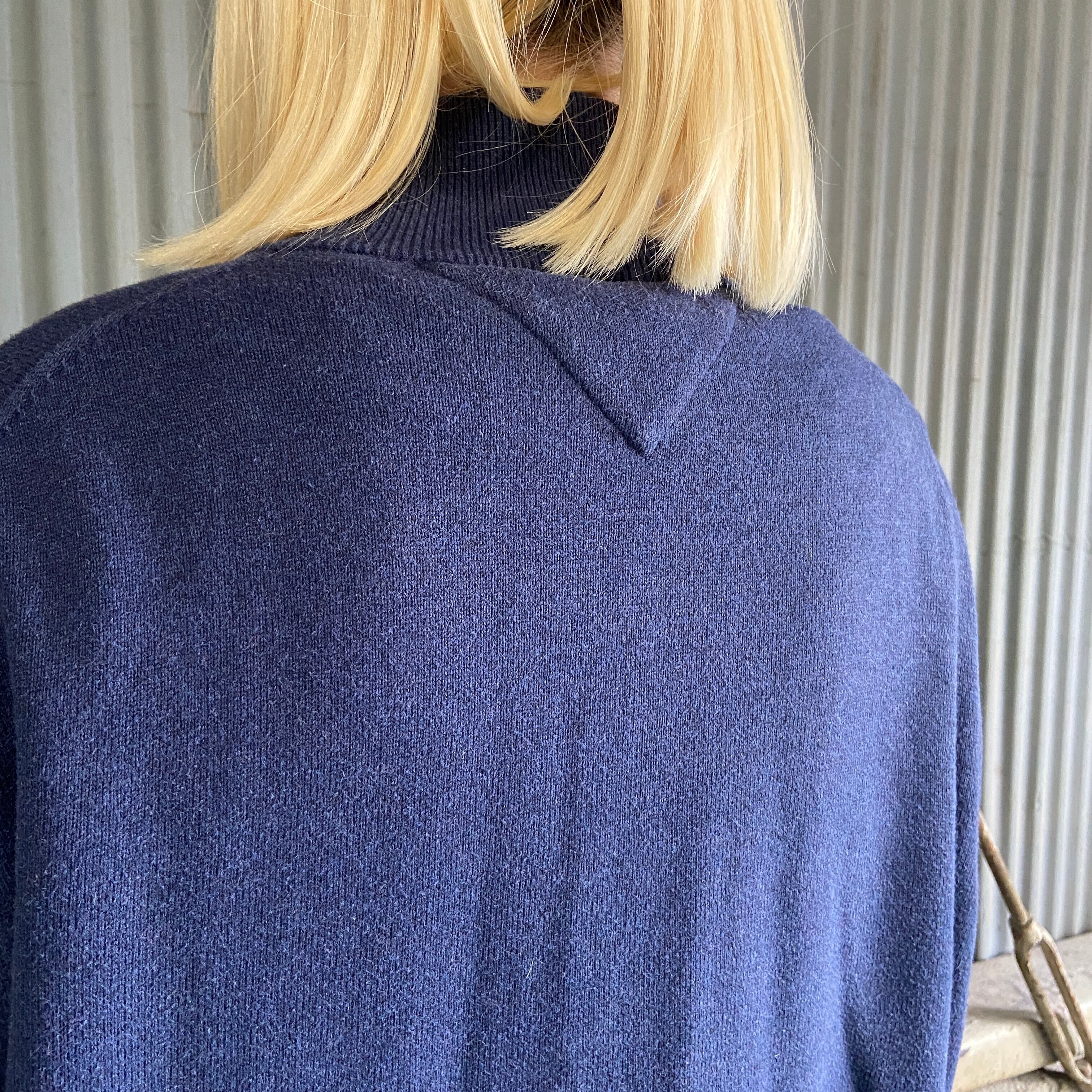 TOMMY HILFIGER トミーヒルフィガー ハーフジップ コットンニット