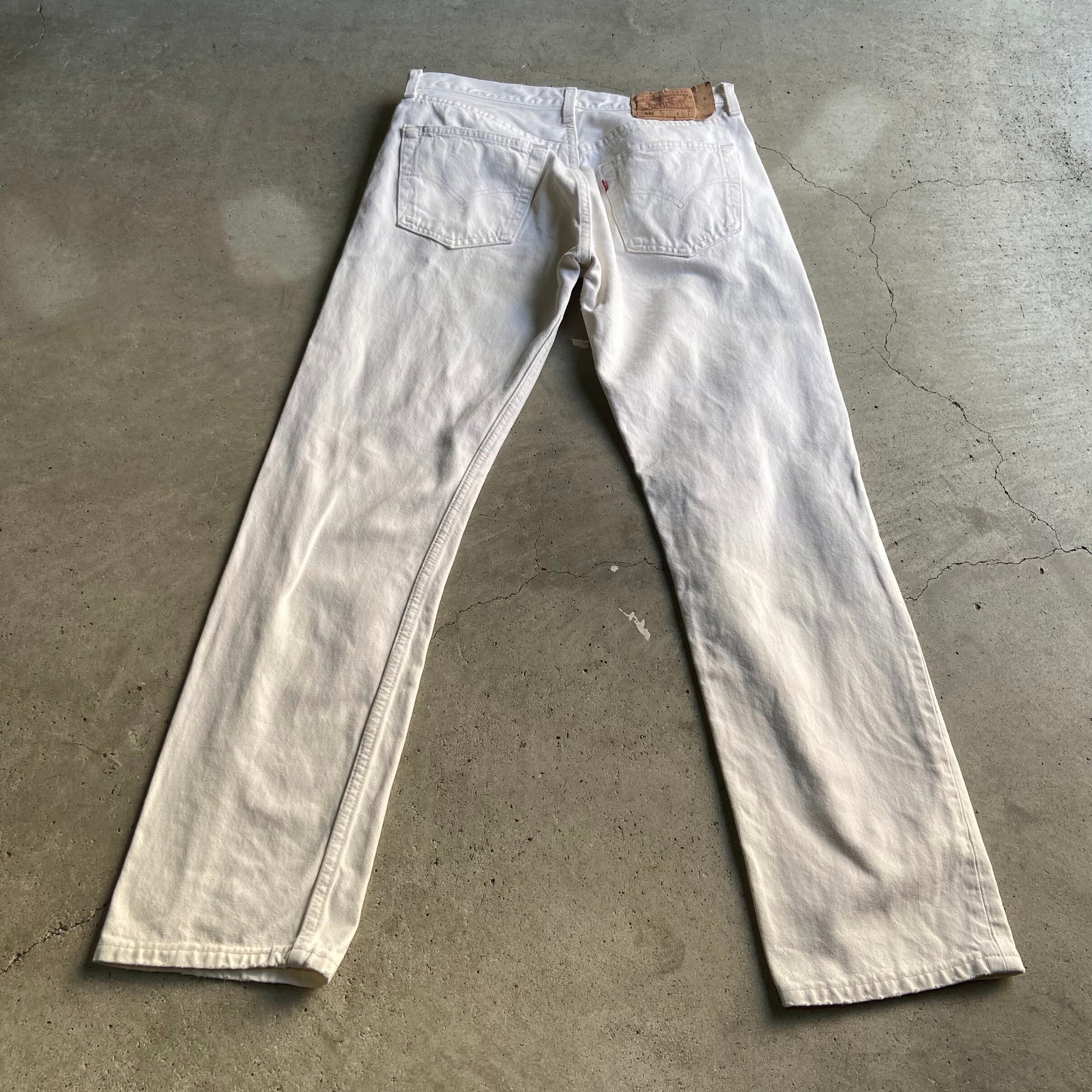 90年代 Levi's 501ホワイトW32xx