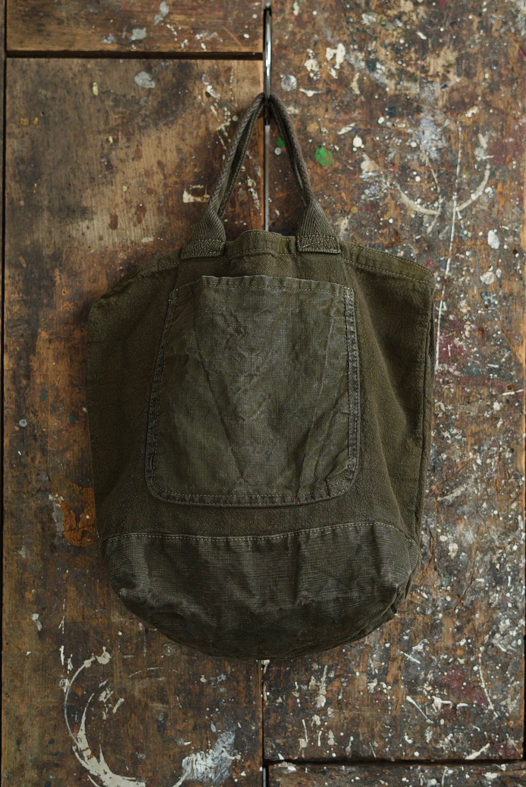YVES ANDRIEUX - MARKET BAG / KHAKI & CAMOUFLAGE