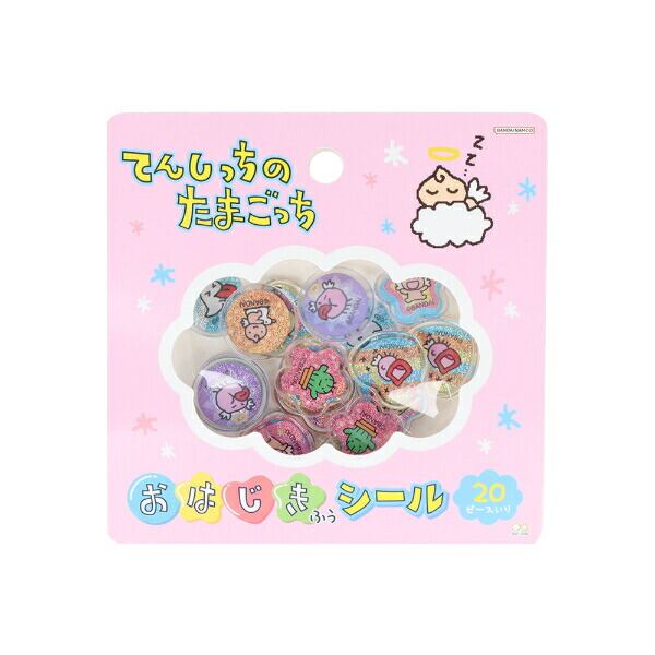 たまごっち てんしっち おはじき風シール （ピンク） | キャラクター