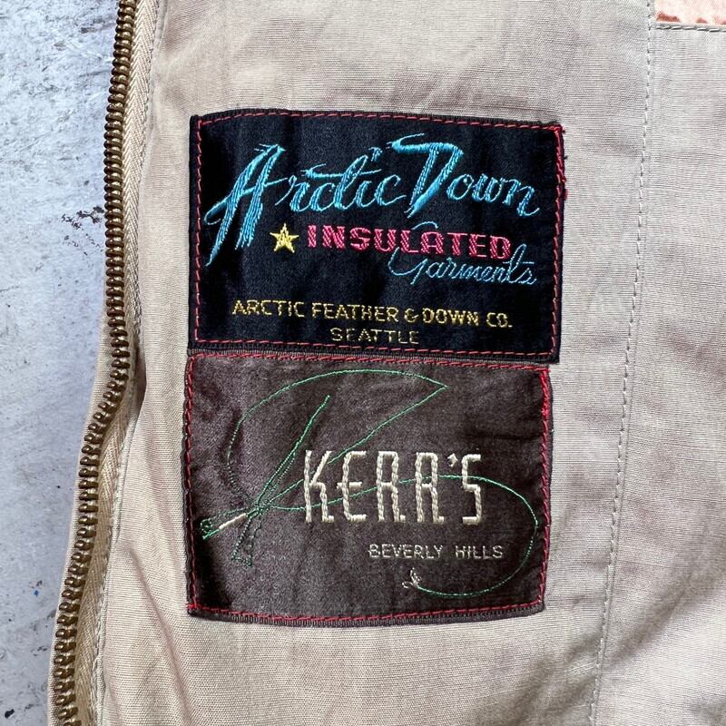 40~50's ARCTIC FEATHER & DOWN CO ×KERR'S ムートンカラーダウン