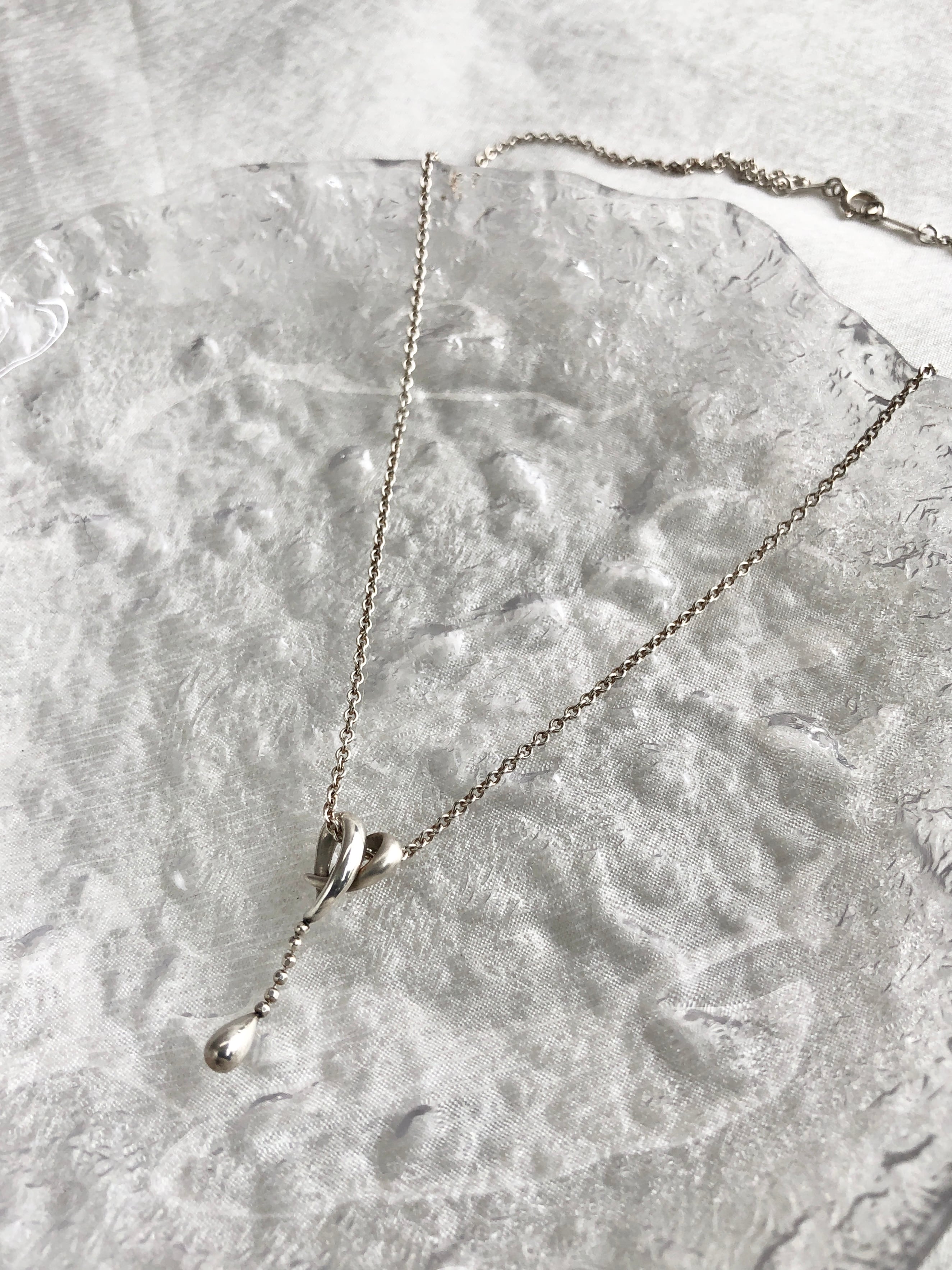 Tiffany & Co. ティファニー ティアドロップ ネックレス シルバー 925
