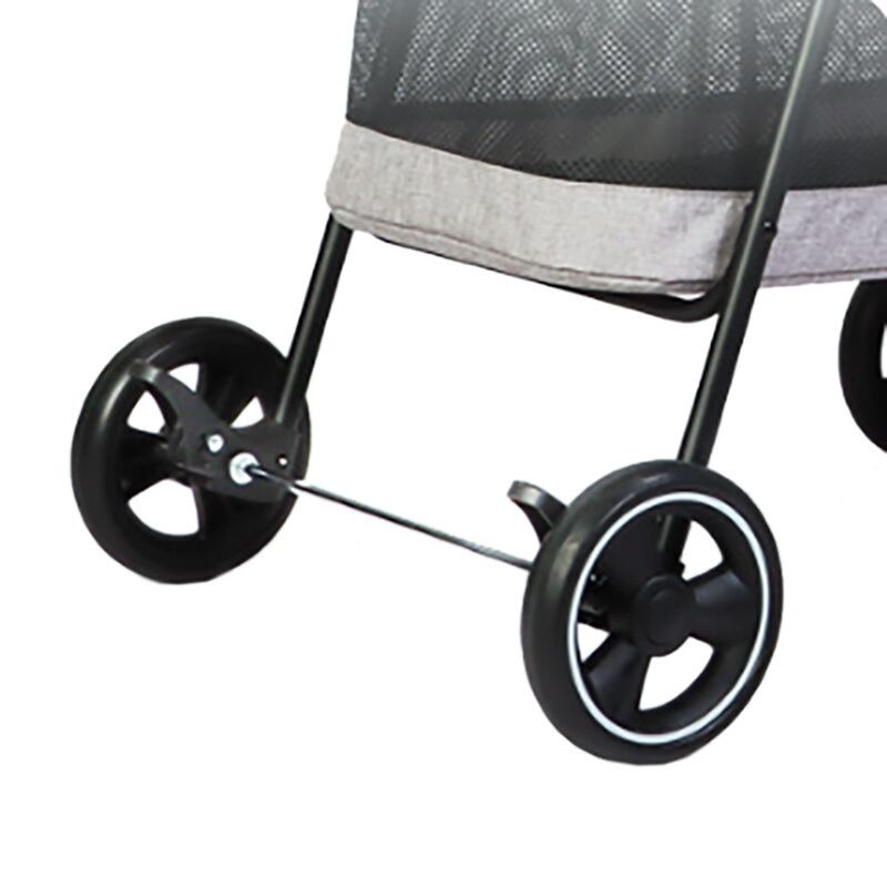 DODOPET ペット用ベビーカー、かわいいレーストリムのプリンセス