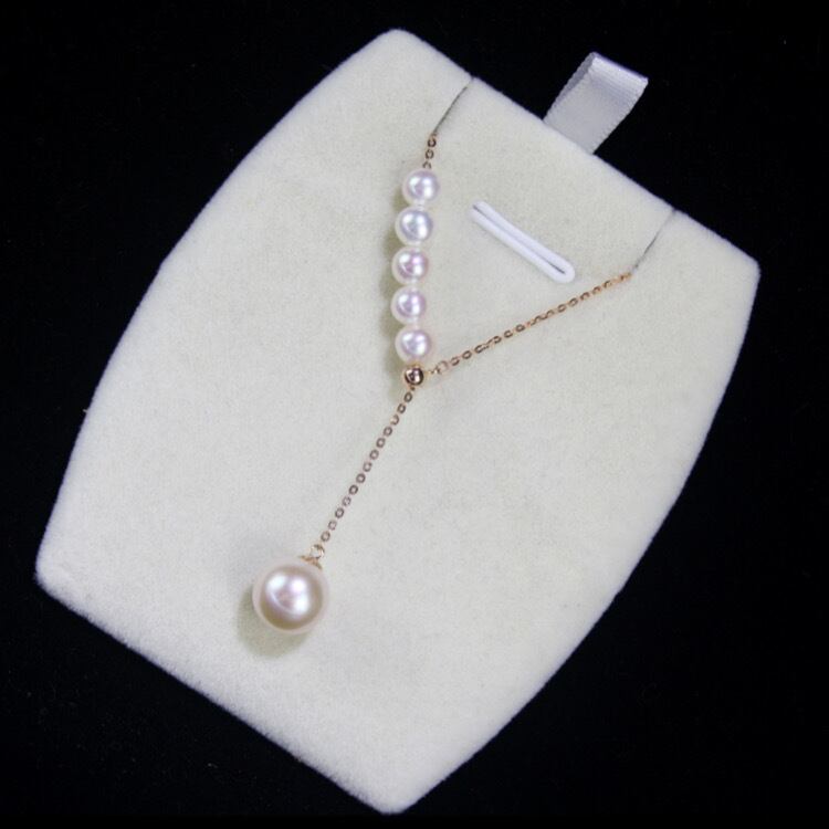 天然真珠AU750のペンダントチェーンネックレスnapn272301
