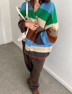 【25aw】Mohair colorful Cardigan_2colors