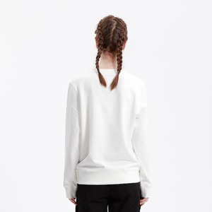 送料無料 【HIPANDA ハイパンダ】レディース クルーネック スウェット トレーナー WOMEN'S SEAQUINS BASIC KING PANDA CREW NECK SWEAT SHIRT / WHITE・BLACK