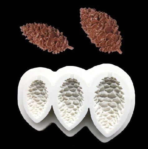 松かさ(松ぼっくり)c シリコンモールド | シリコンモールド・クレイ