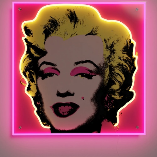 アンディ・ウォーホル ネオンサイン MARILYN MONROE  by ANDY WARHOL